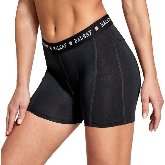 BALEAF Women's Bike Shorts 3D Padded Cycling Underwear Bicycle Short - Black, S - Picture 2 of 12